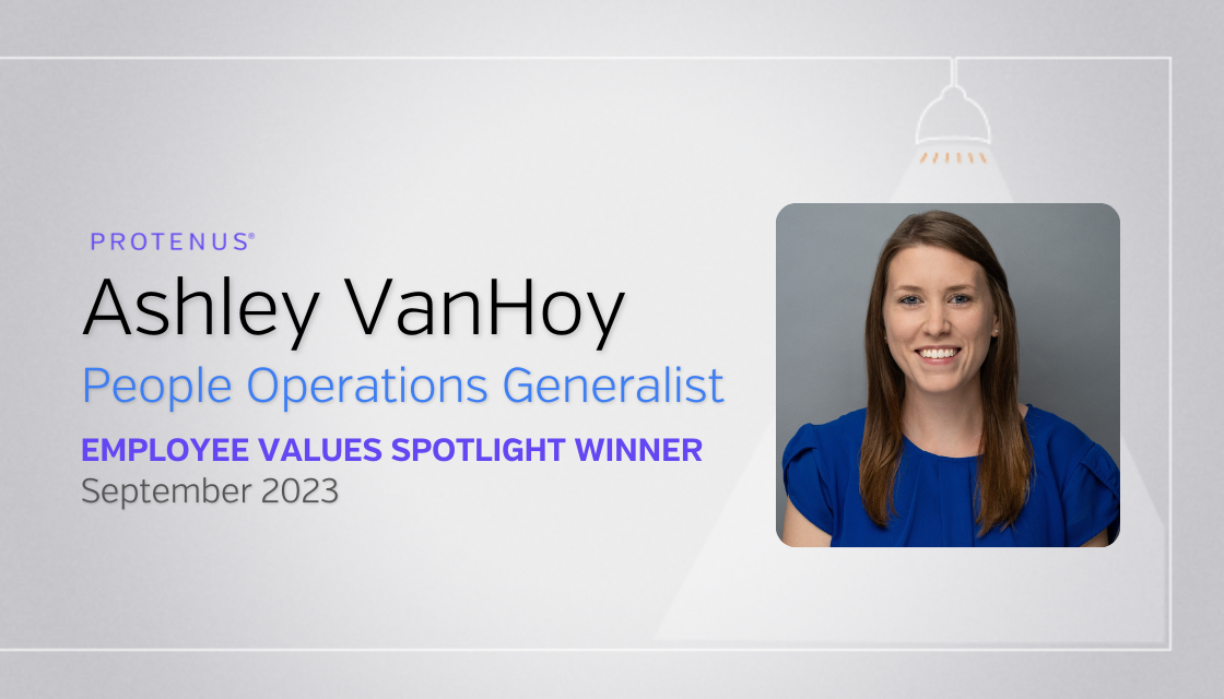 Ashley VanHoy, People Operations Generalist Protenus employee spotlight