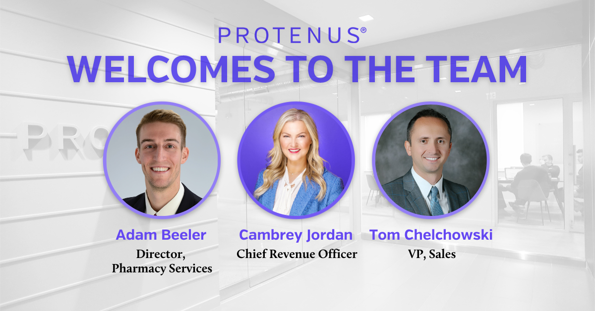 Protenus Expands Sales Team with CRO, VP, Director of Pharmacy Services